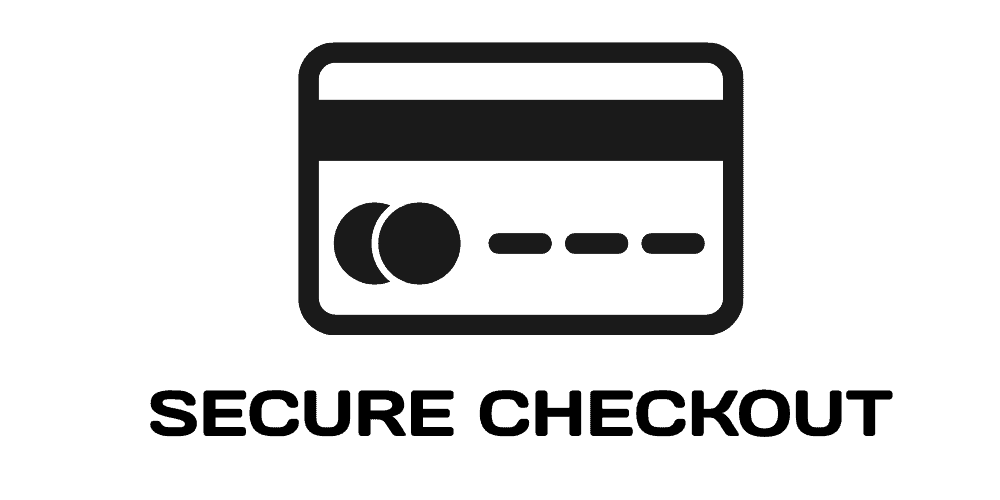 Secure checkout icon on online store payment page.