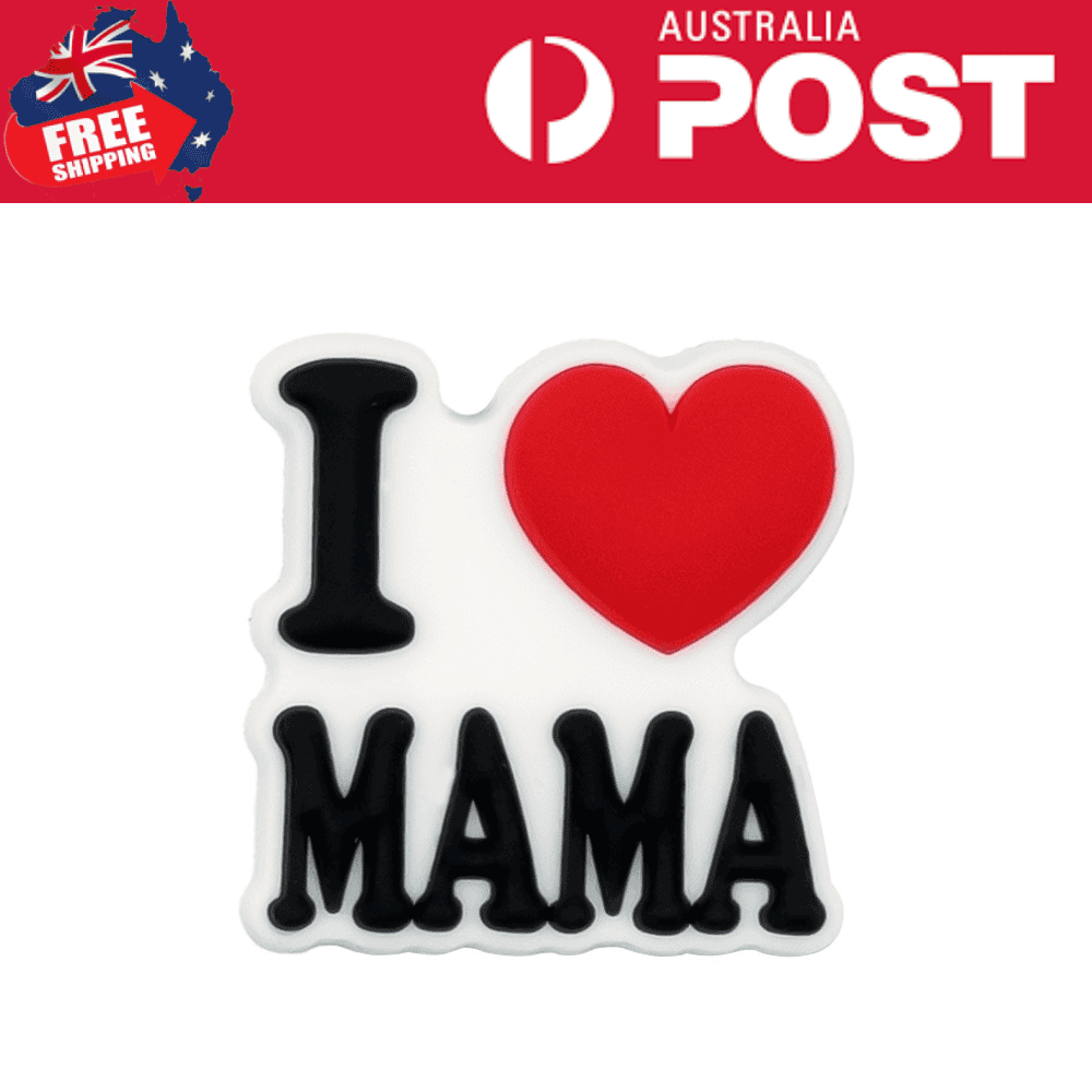 I love Mama sentiment soap with black and red details for Mother's Day.