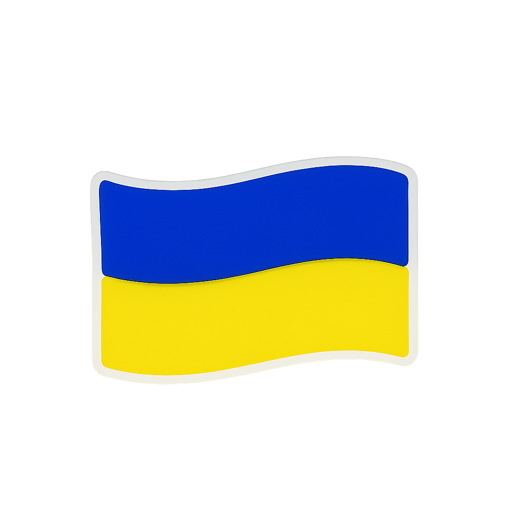 Blue and yellow Ukrainian flag enamel pin, patriotic jewelry accessory, Ukrainian pride lapel pin, Mr. Charms Australia.