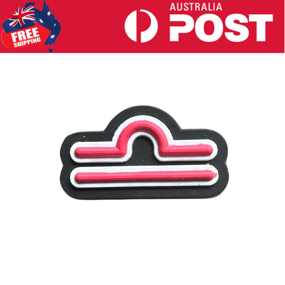 Cloud-shaped embroidered patch with red and white accents for clothing or accessories.