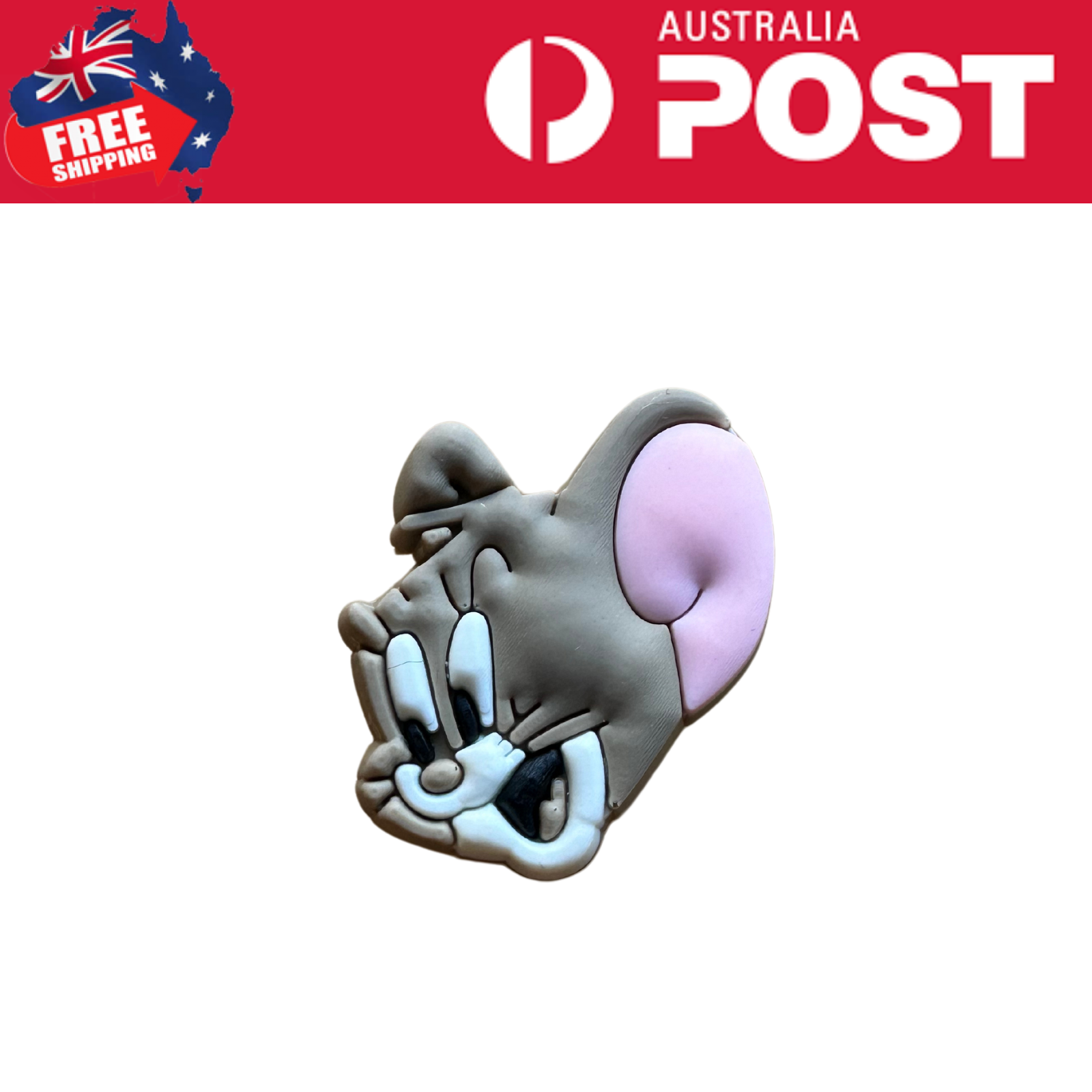 Vibrant cartoon mouse character with exaggerated facial expression, perfect for fun and playful designs.