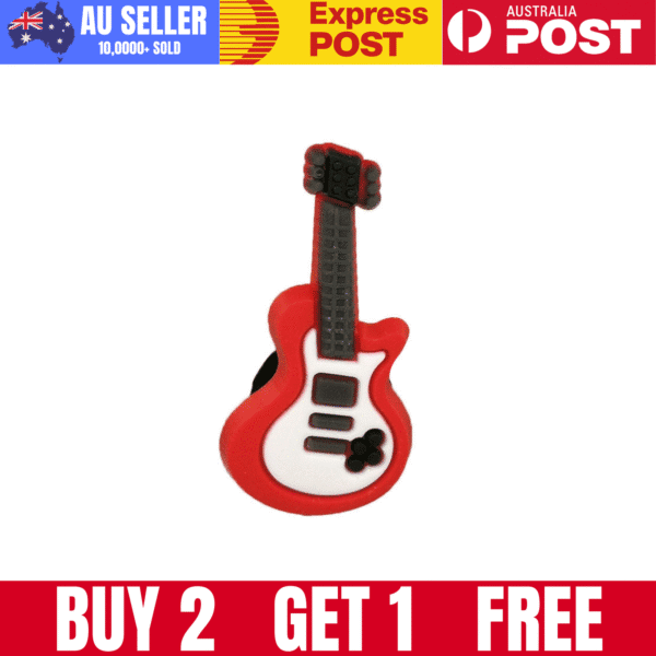 Musical Guitar Trumpet Piano Instruments Shoe For Jibbitz-Crocs Charms - Image 6