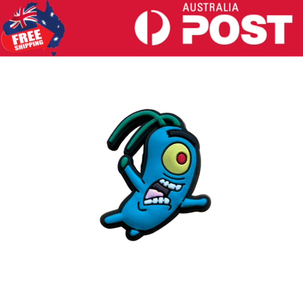 For Jibbitz-Crocs Shoe Charm Plankton Cartoon Spongebob