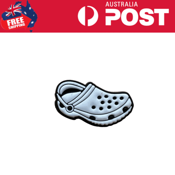 White For Jibbitz-Crocs Charms Shoe