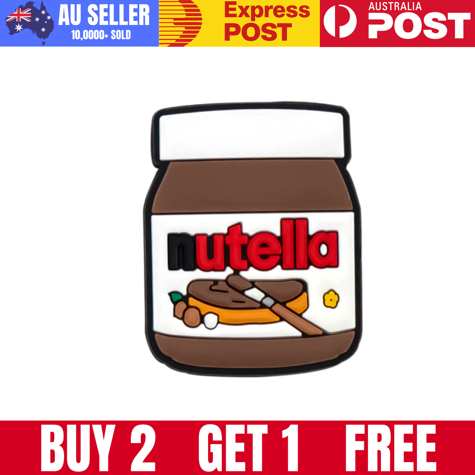 Nutella jar silicone mold, perfect for baking and cake decorating.