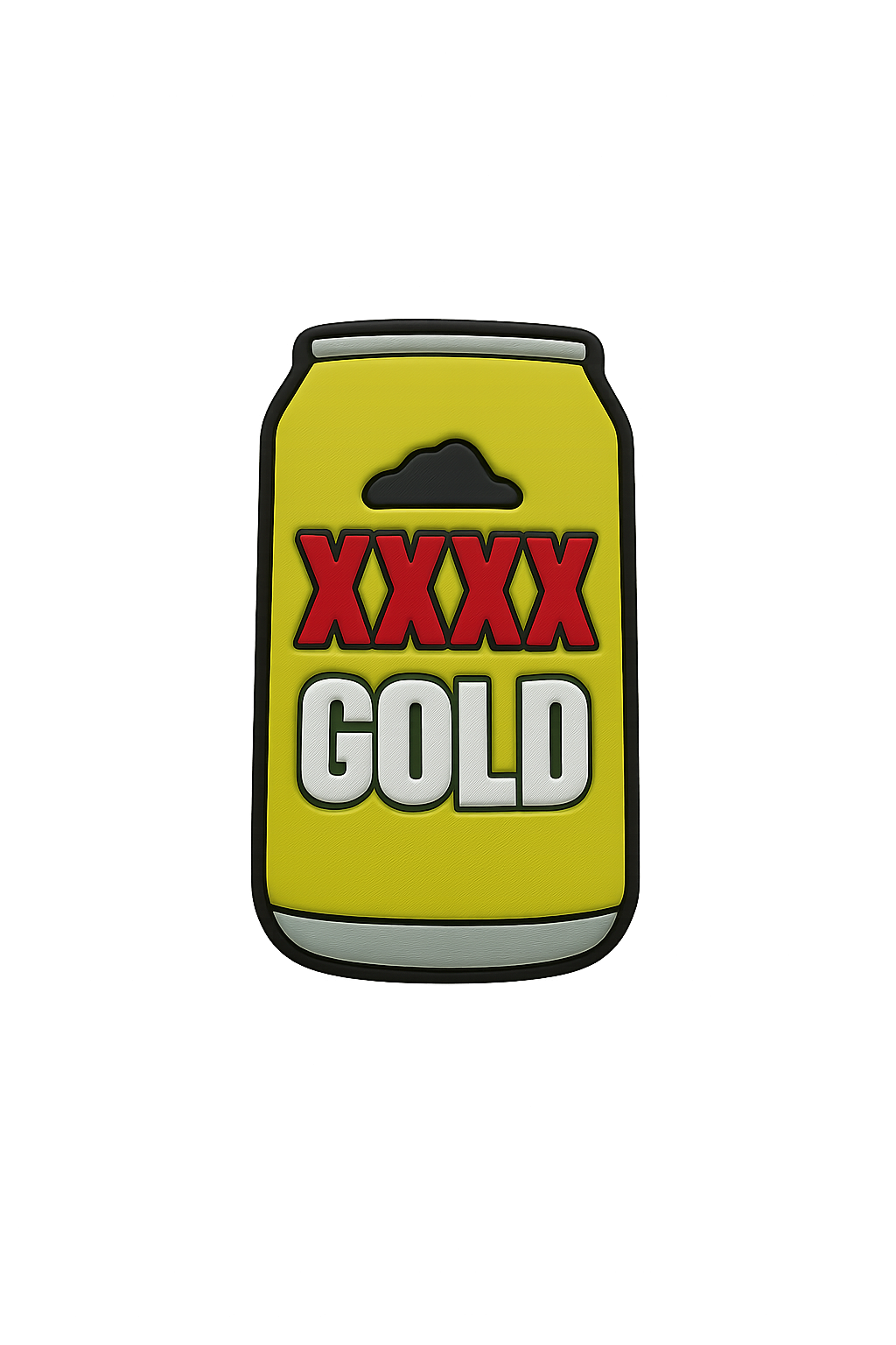 Colorful XXX Gold logo enamel pin, fun collectible jewelry accessory, perfect for clothing or bags.