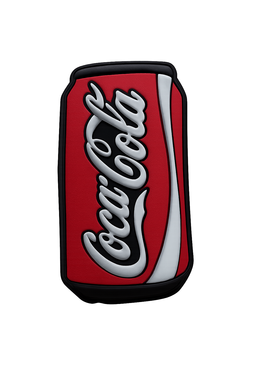 Coca-Cola patch with red, white, black design, embroidered logo, and raised lettering for apparel or accessories.