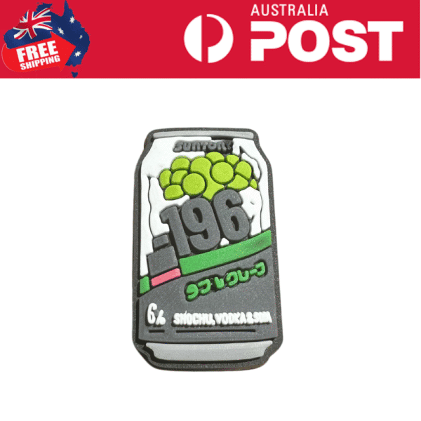 1966 Emu Cask vodka badge, collectible liquor accessory, unique beverage-themed pin, Australian vodka branding.
