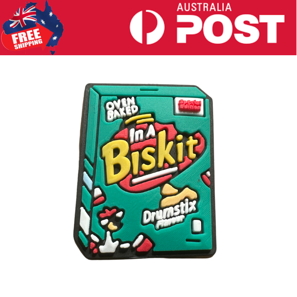 Oven baked biscuit silicone mold with colorful design and ingredient labels.