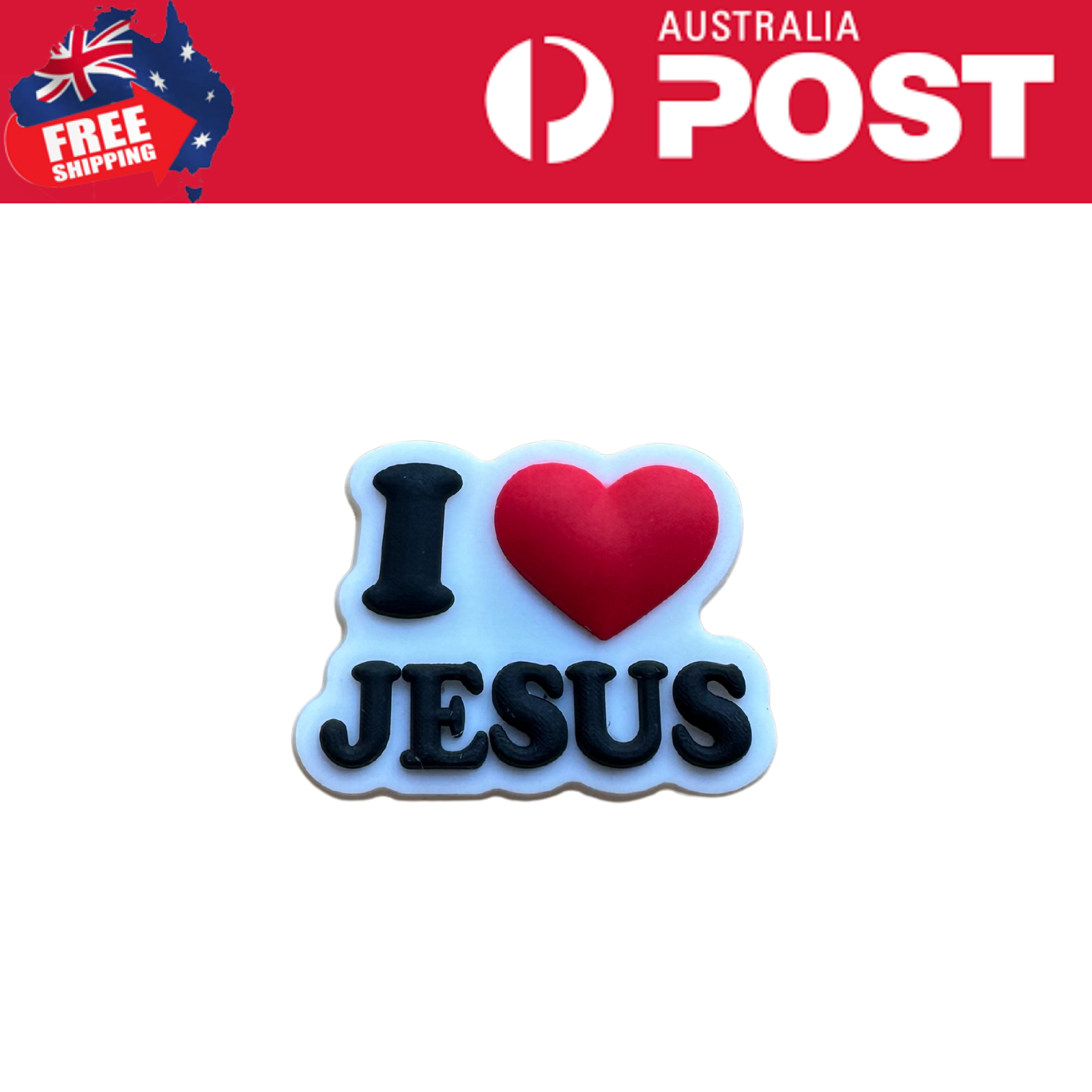I love Jesus magnet for Christian home decor and religious gift ideas.
