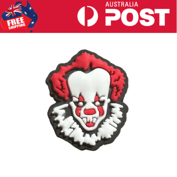 Evil clown face silicone mold for spooky Halloween decorations and crafts.