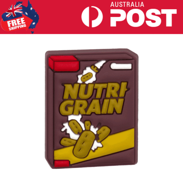 Crunchy cereal with nuts and grains for a nutritious breakfast, featuring colorful packaging and playful design.