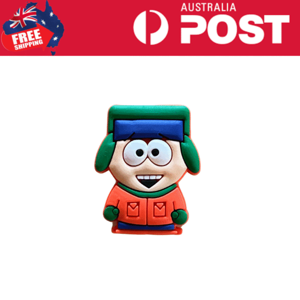 Colorful cartoon character rubber keychain, vibrant design, perfect for back-to-school accessories.