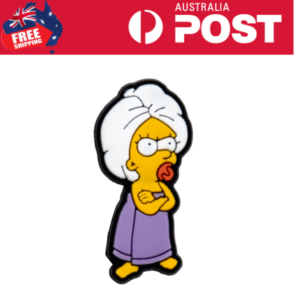 Confused Lisa Simpson enamel pin featuring her classic sassy expression, perfect for Simpsons fans and collectors.