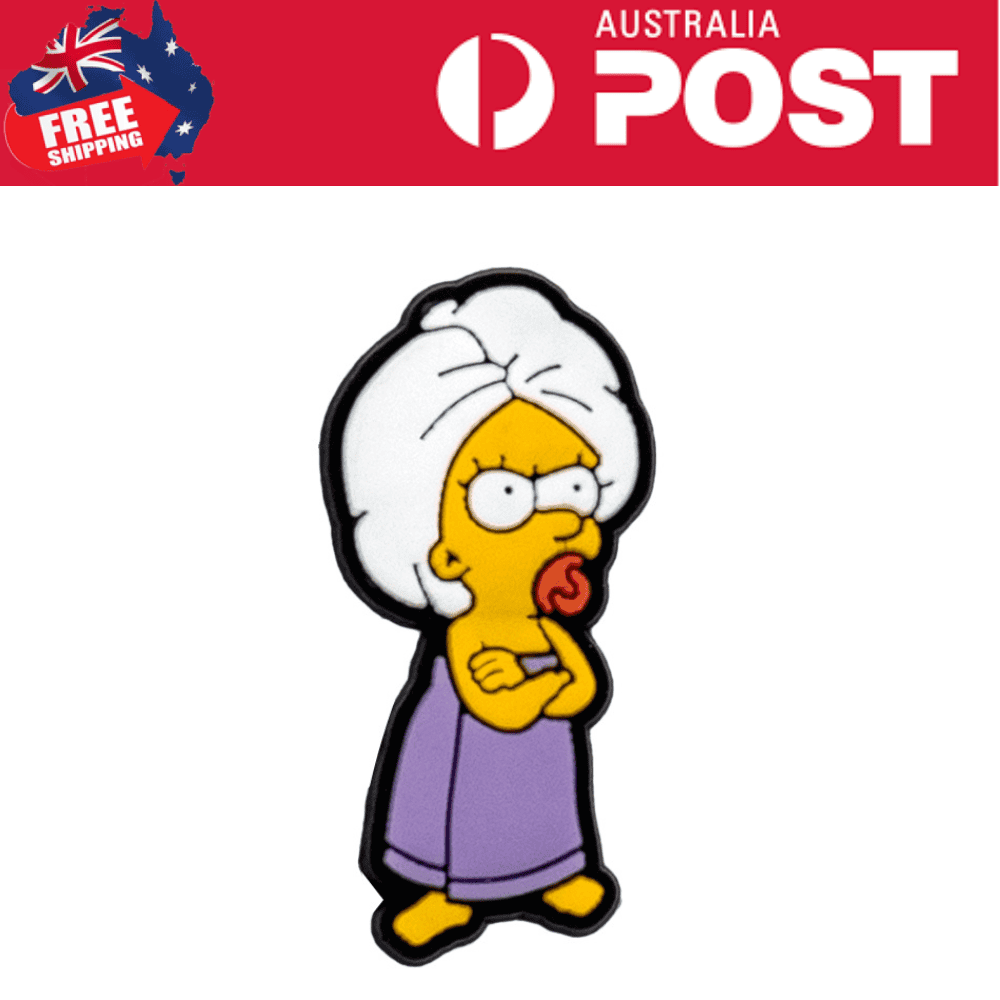 Confused Lisa Simpson enamel pin featuring her classic sassy expression, perfect for Simpsons fans and collectors.