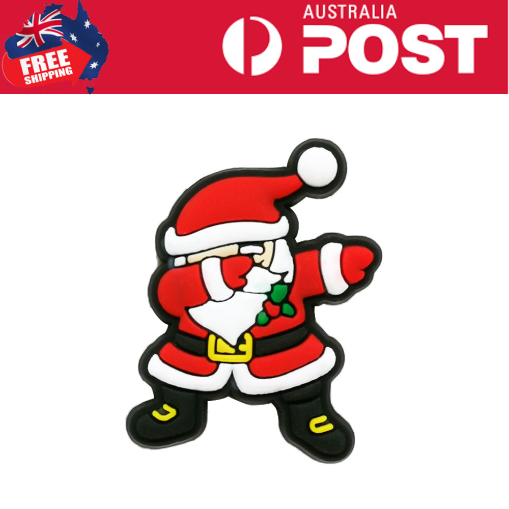 Santa Claus Christmas silicone keychain with festive holiday design, perfect for gifts and accessories.