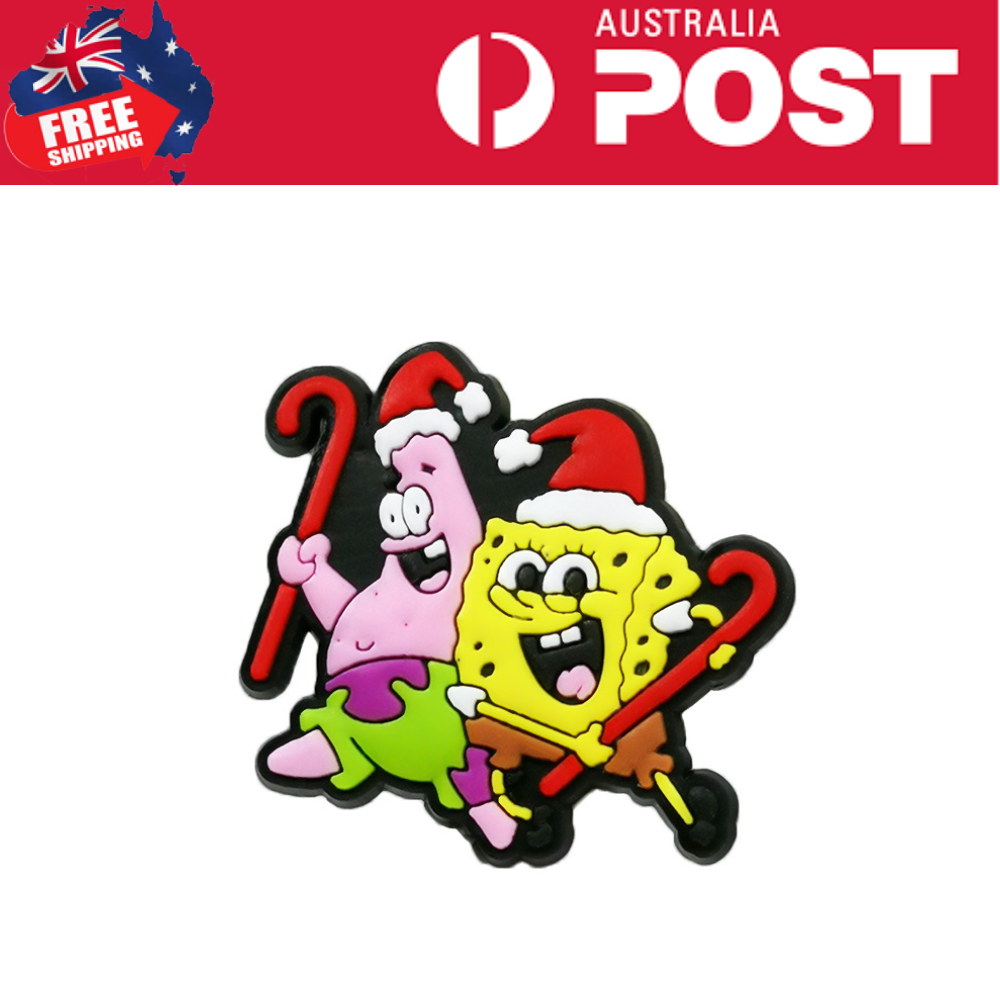 Christmas spongebob and patrick shaped silicone cookie cutter, holiday baking accessory, fun christmas cookie mold.
