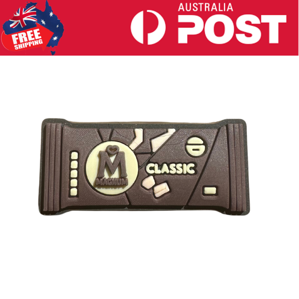 Magnum classic chocolate bar, milk chocolate, retro packaging, candy bar, sweet treat, Australian candy.