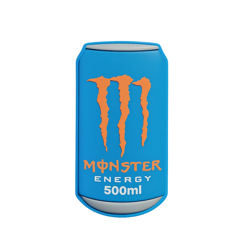 Blue Monster Energy Car Jibbitz-Charms for Crocs