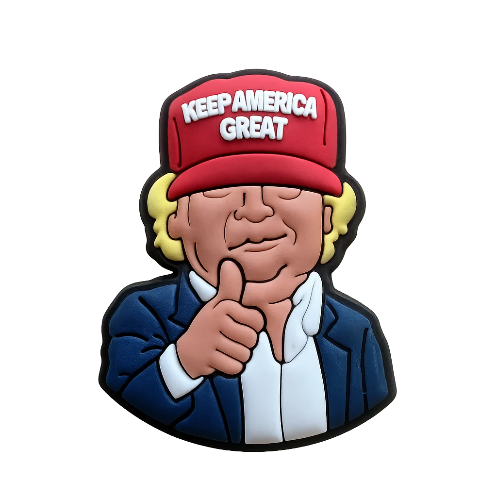 Donald Trump Keep America Great Jibbitz-Charms for Crocs