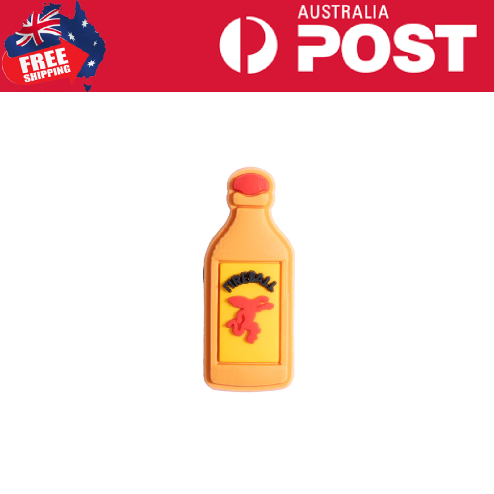 Red and yellow fire extinguisher-shaped toy with "Fireball" label, popular in Australian collectibles.