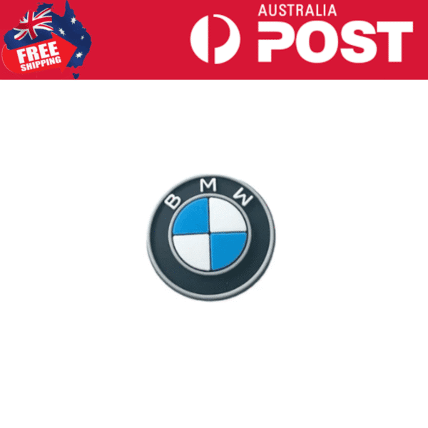 BMW logo badge for car accessories and automotive branding.