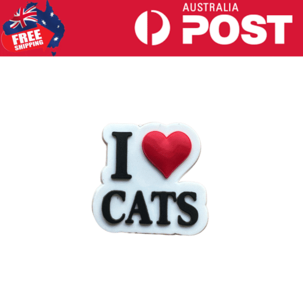 I love cats magnet.