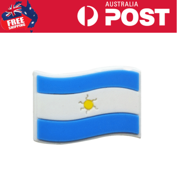 For Jibbitz-Crocs Collection Of World Country Flag Shoe Charms - Image 17
