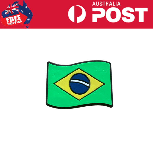 For Jibbitz-Crocs Collection Of World Country Flag Shoe Charms - Image 32