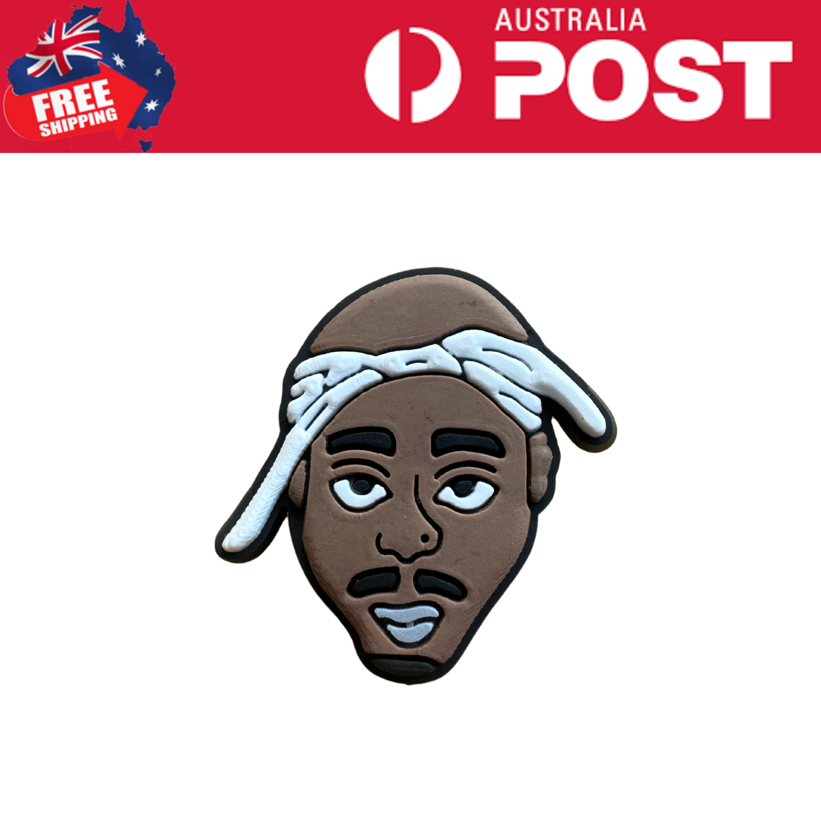 Funny face emoji cookie with hand in hair gesture, bakery cookie illustration.