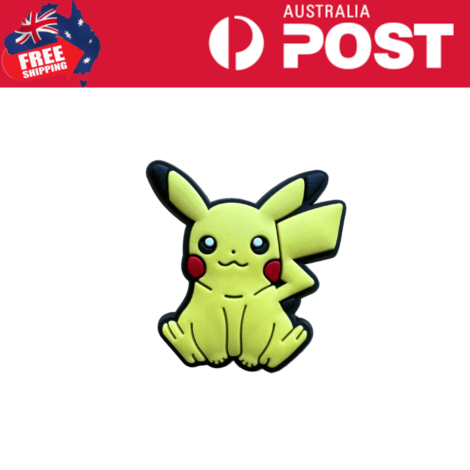 Stylish Pikachu enamel pin for anime fans and collectors.