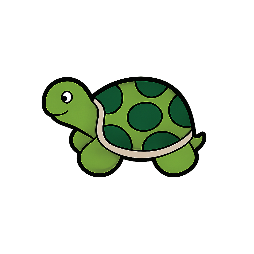 Green turtle cartoon lapel pin, cute animal enamel pin, ocean creature accessory for kids and adults.