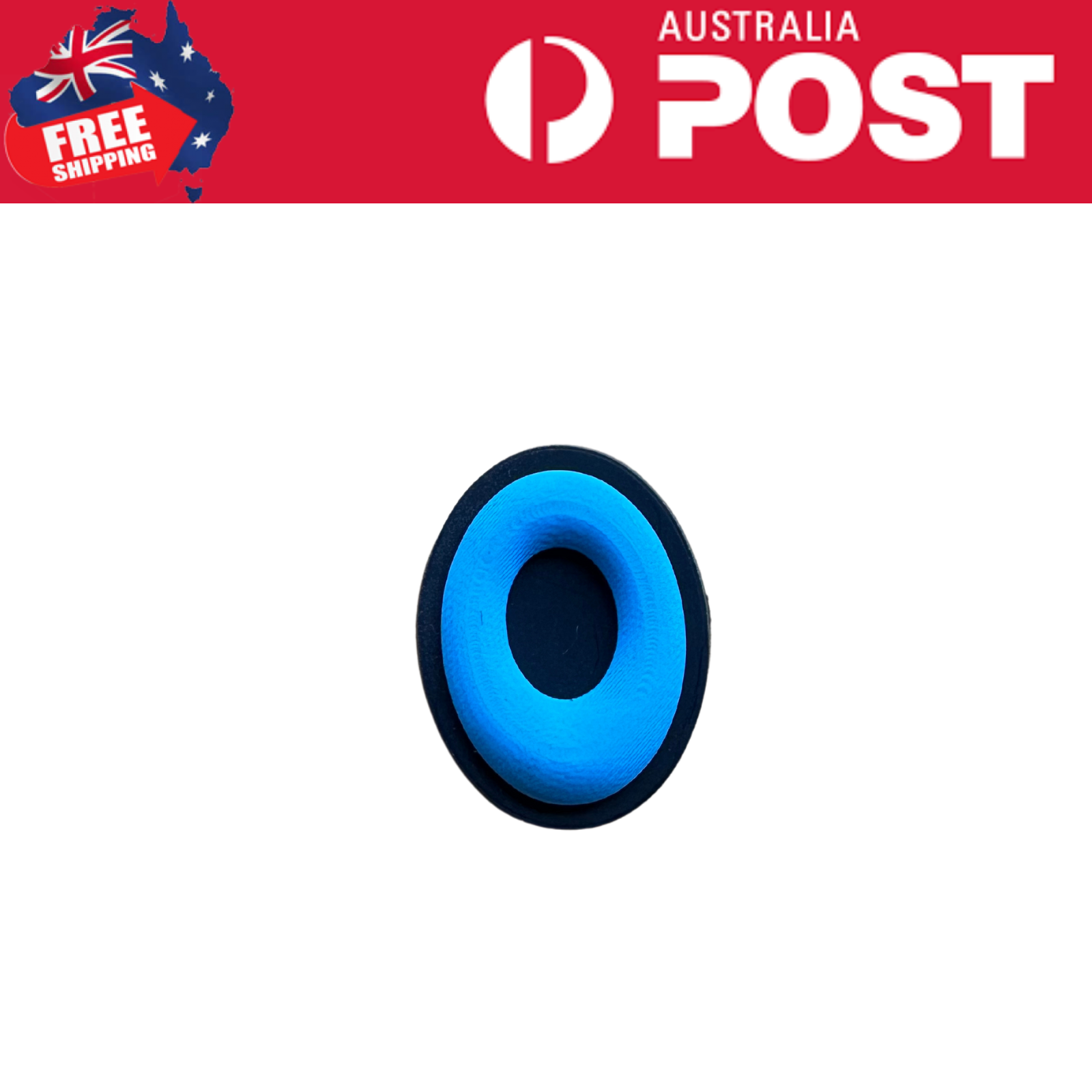 Blue roller skate wheel for inline skating and skateboards, durable and smooth, aftermarket skate accessories.