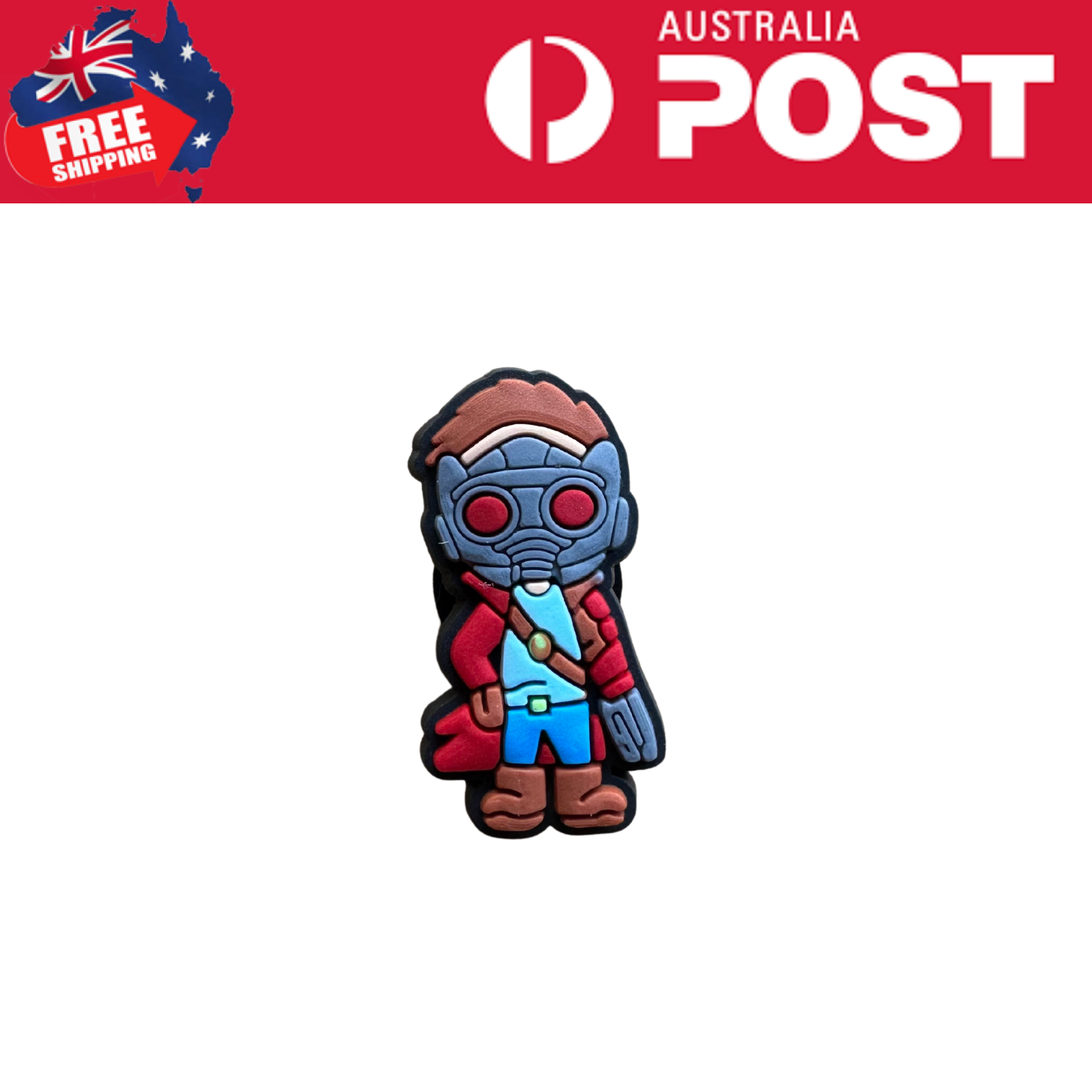 Cute vinyl figure of Star-Lord from Guardians of the Galaxy in a chibi style.