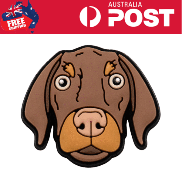 Cute dog-shaped silicone coaster for pet lovers, featuring a detailed brown dog face design.