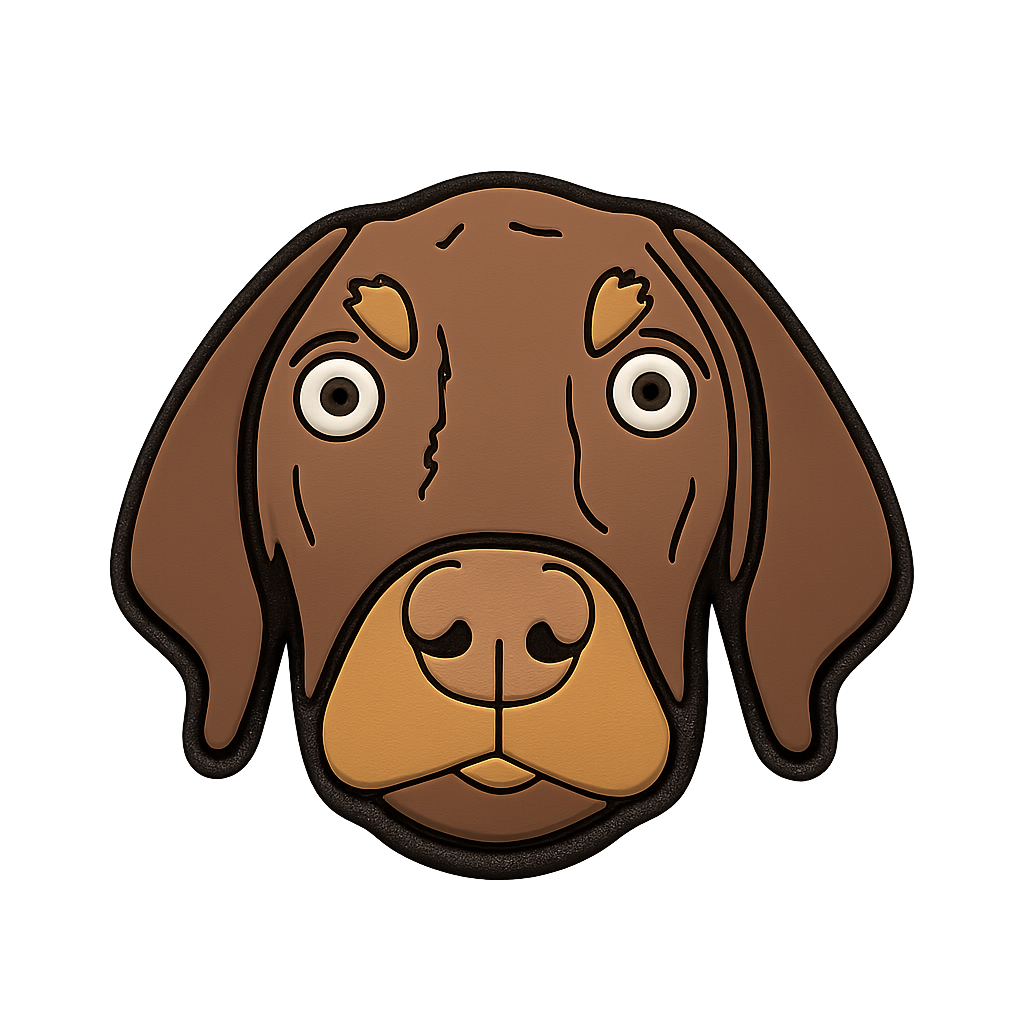 Cute dog-shaped silicone coaster for pet lovers, featuring a detailed brown dog face design.