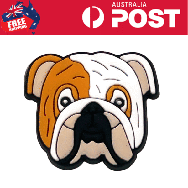 Bulldog face enamel pin, stylish dog jewelry accessory, perfect for dog lovers, handcrafted for durability.