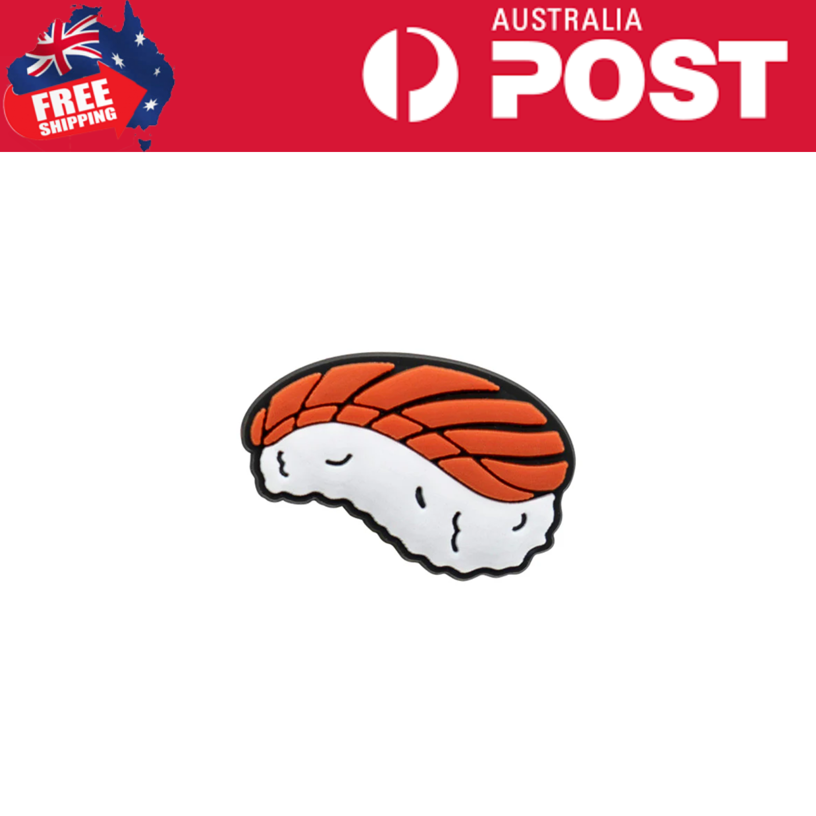 Sushi sushi nigiri enamel pin design for Japanese food lovers.