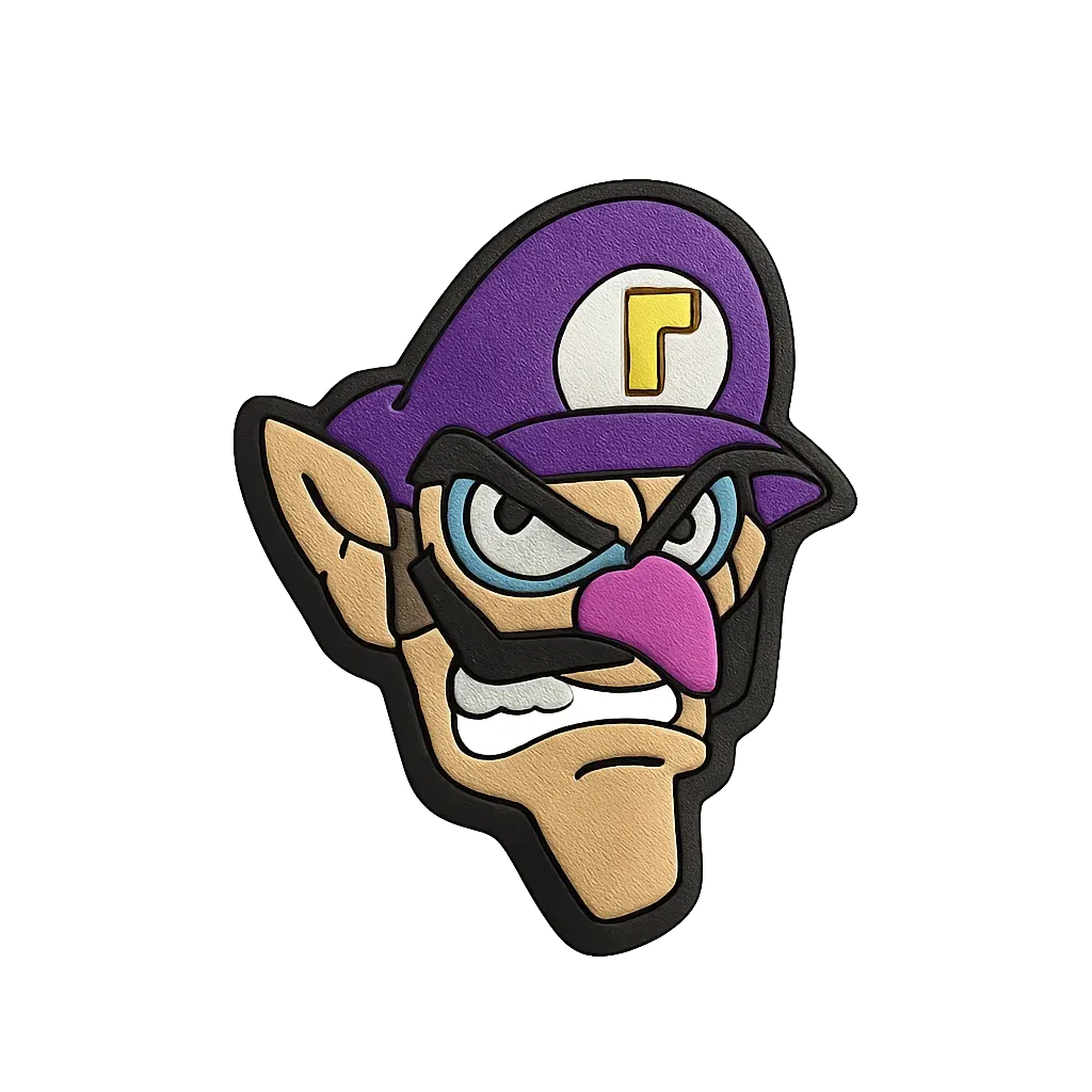 Waluigi Jibbitz-Charms for Crocs