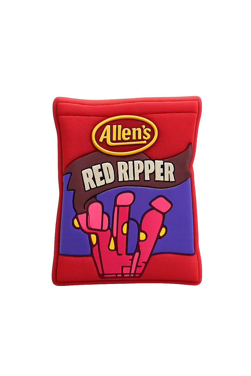 Colorful Alien’s Red Ripper eraser with vibrant design for stationery lovers.