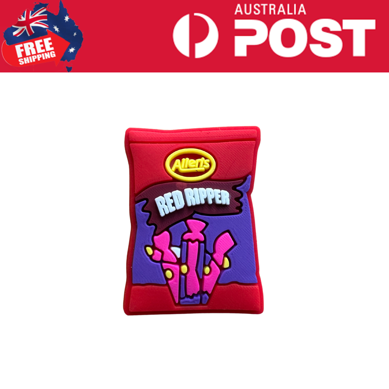 Colorful Alien’s Red Ripper eraser with vibrant design for stationery lovers.