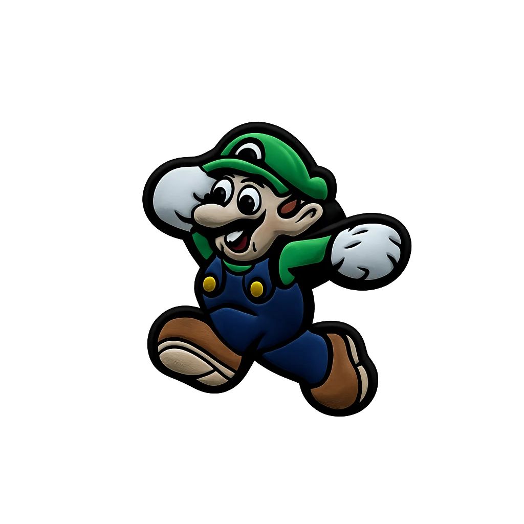 Luigi Mario Jibbitz-Charms for Crocs