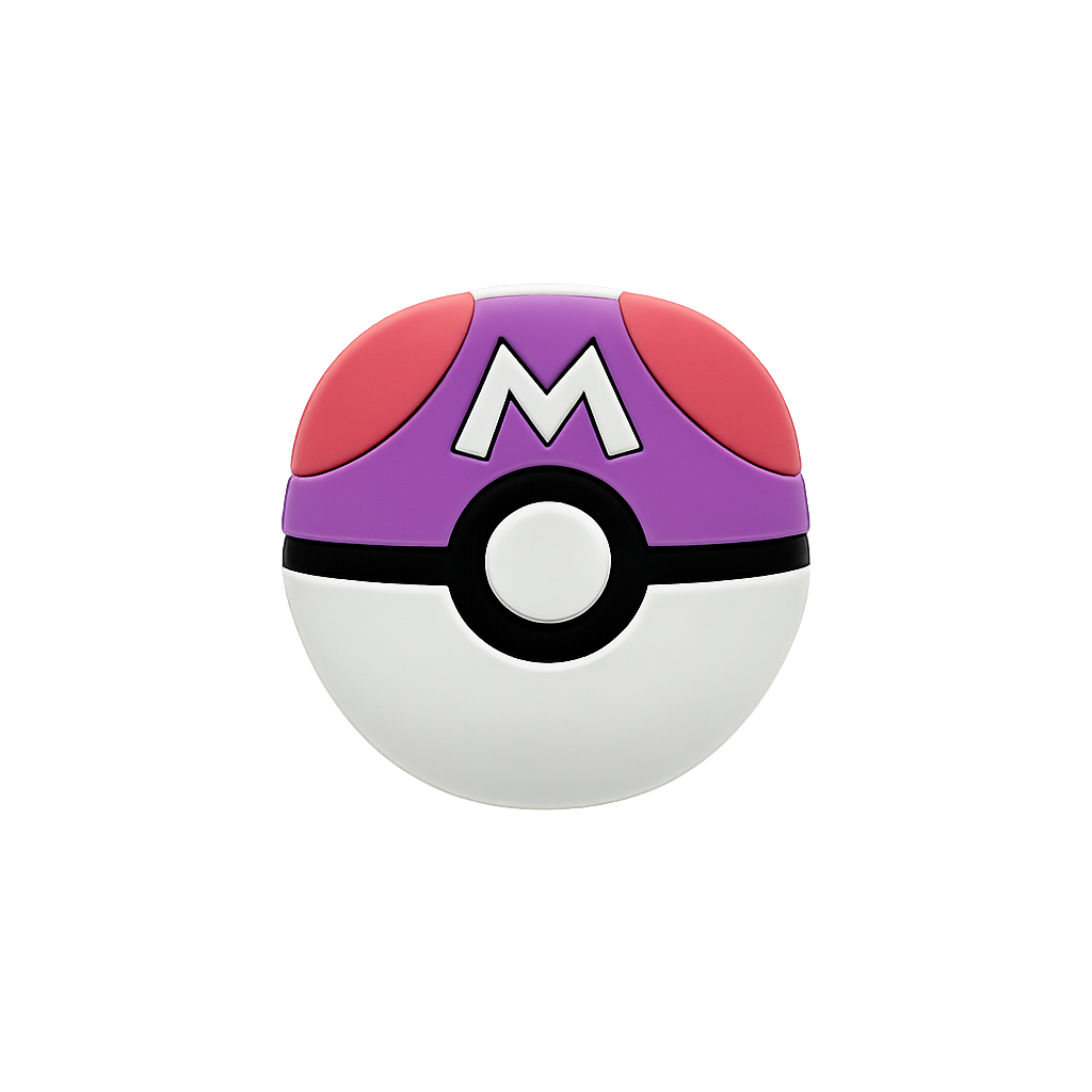 Colorful Mario-themed Pokémon ball stress reliever, perfect for fans and collectors.