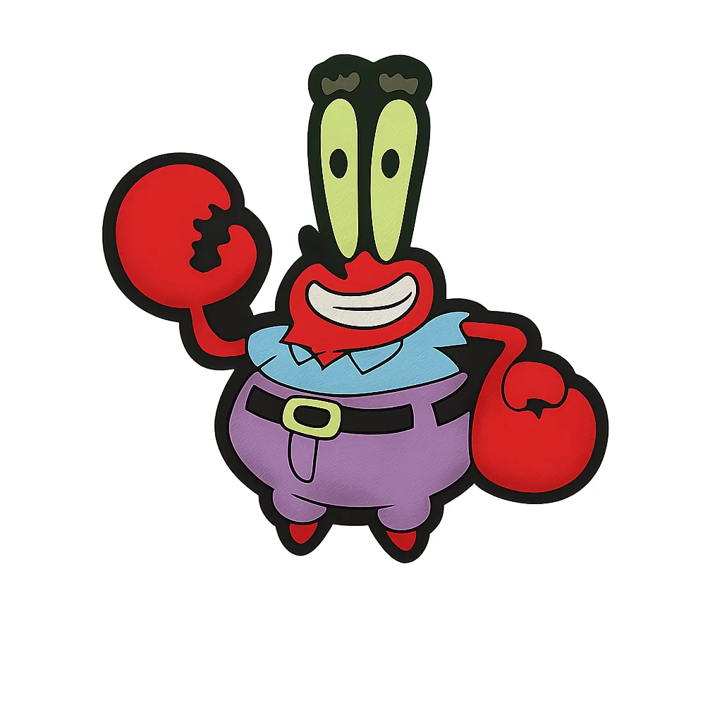 Mr. Krabs Spongebob Cartoon Jibbitz-Charms for Crocs