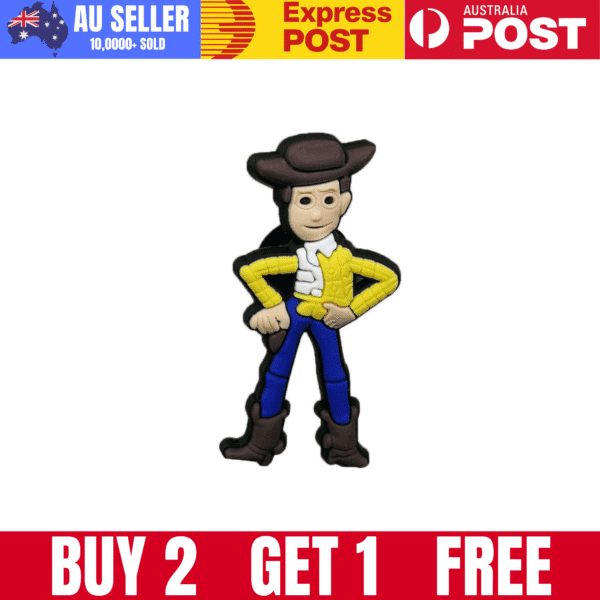 Cowboy Woody character from Toy Story, detailed action figure, perfect for collectors and kids.