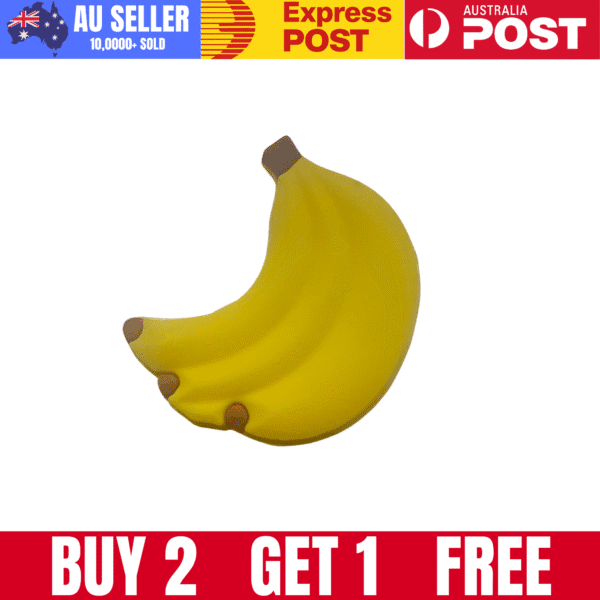 Banana-shaped keychain figurine for fun and playful accessories.