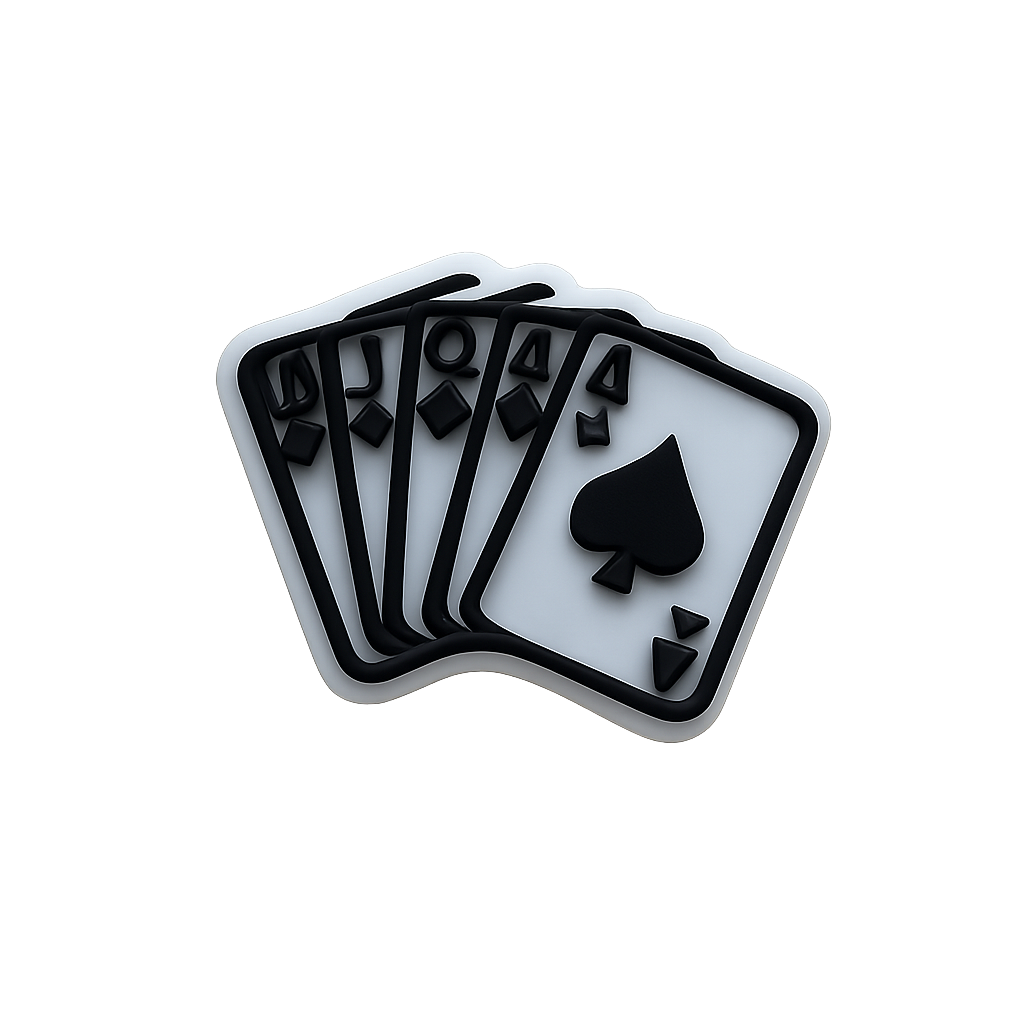 Silicone poker chip stickers featuring spade suit design for custom casino-themed crafts.