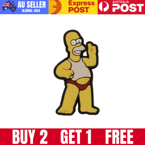 Homer simpson rubber keychain, humorous cartoon character accessory, perfect for gifts or collectibles.