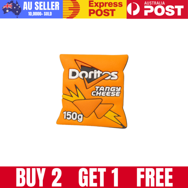 Doritos Tasty Cheese Chips Food Snack For Jibbitz-Crocs Charms