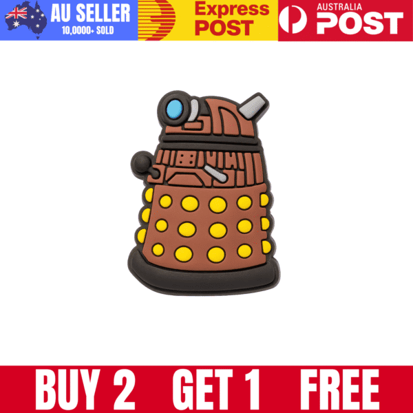Cute Dalek silicone usb flash drive, sci-fi collectible storage device, perfect for Doctor Who fans.